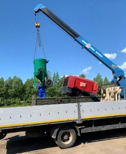 Предоставили в аренду компрессор и пескоструй